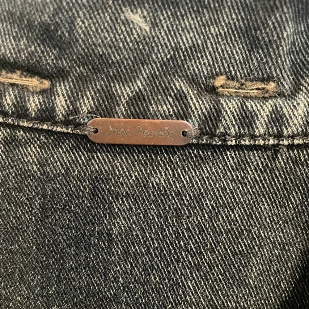 Free People Denim Sweater Jacket - Picture 4 of 6